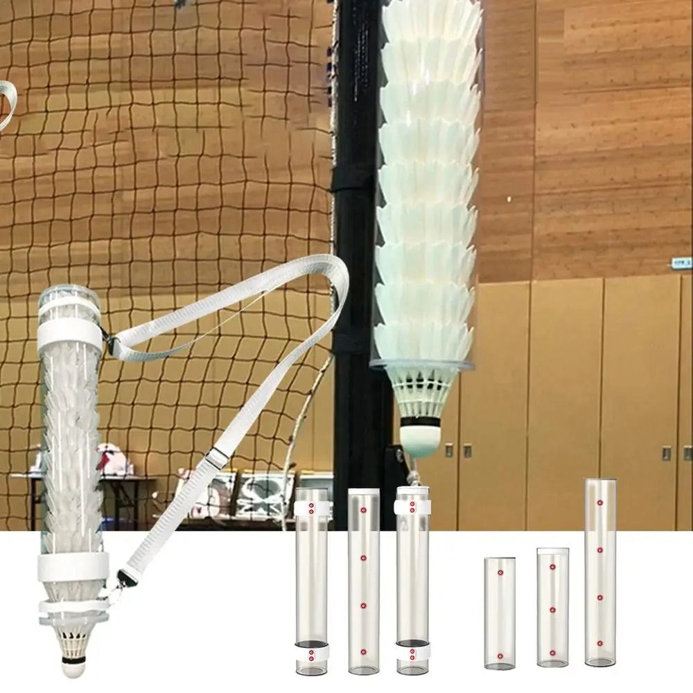 Badminton Shuttlecock - Manyetik Tüp Badminton Silindir Raketle Depolama