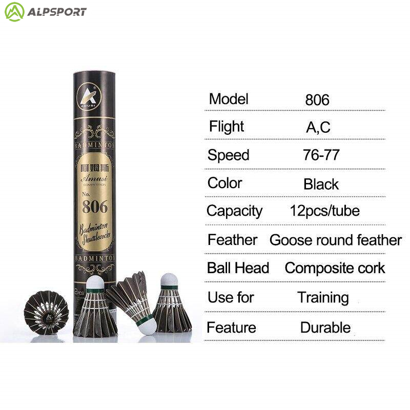 ALP 806 Badminton Raketle 12 A - Feather Shuttlecock incelemesi ve fiyatı