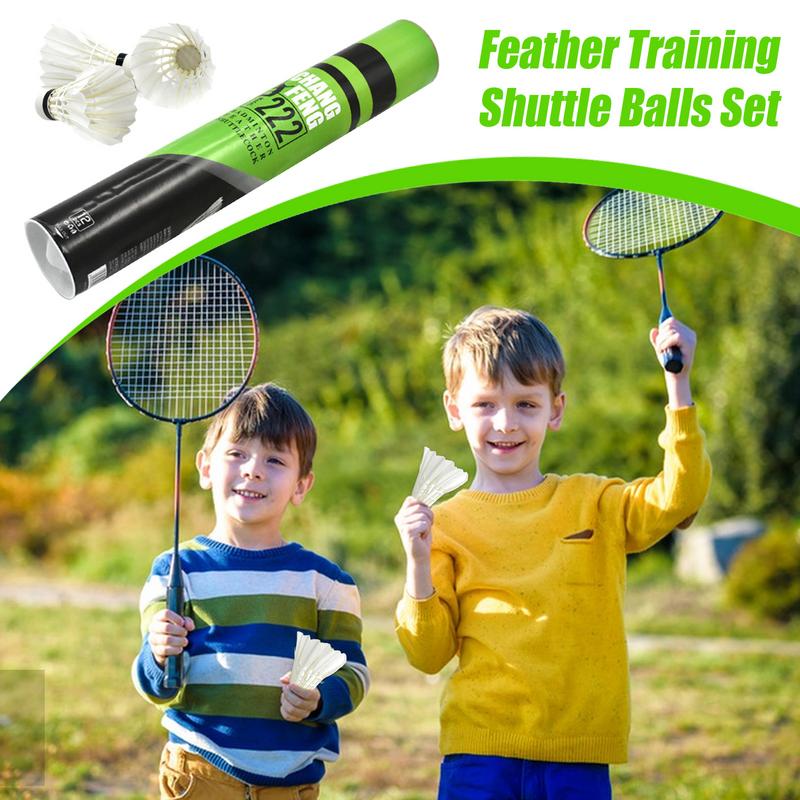 12 adet dayanıklı Badminton ra - Feather Shuttlecock incelemesi ve fiyatı